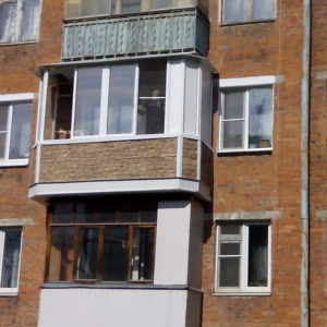 Внешняя отделка балконов