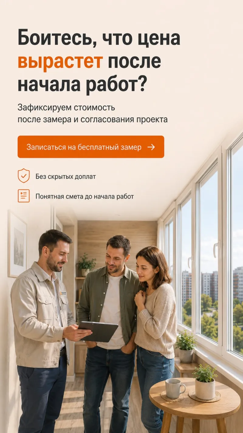 Боитесь, что цена вырастет после начала работ?